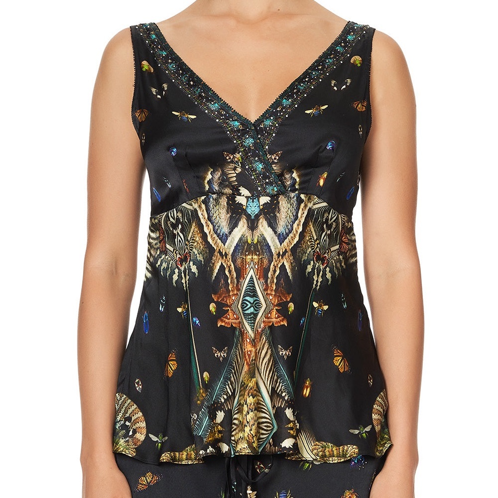 Camilla Maternal Instinct Cross Front Cami